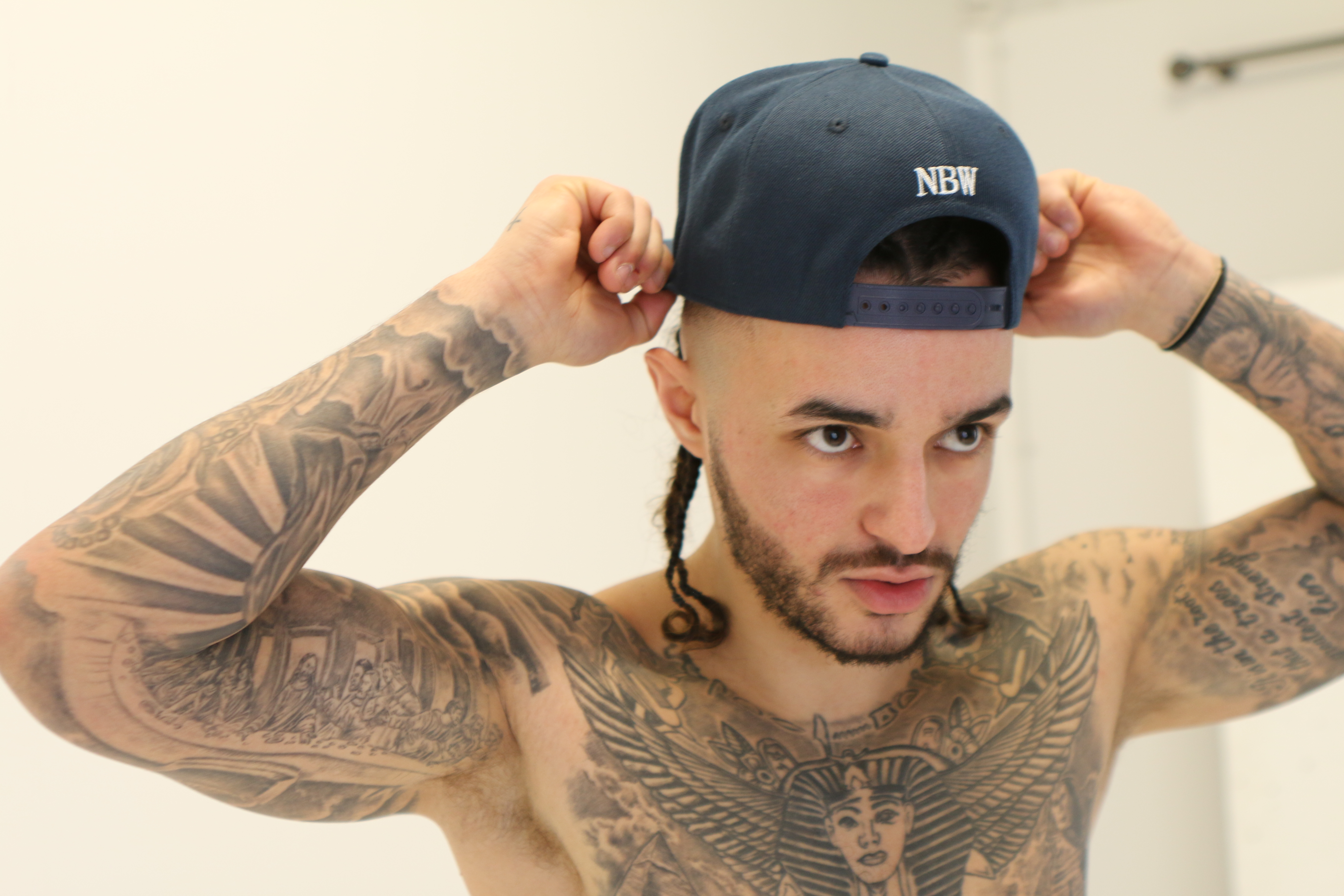 NaijaBoi Wear snapback campaign photography